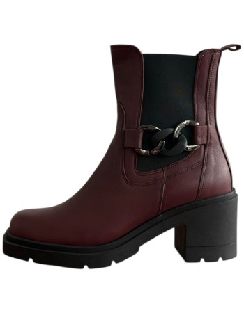 Δερμάτινο Γυναικείo Μποτάκι - F326