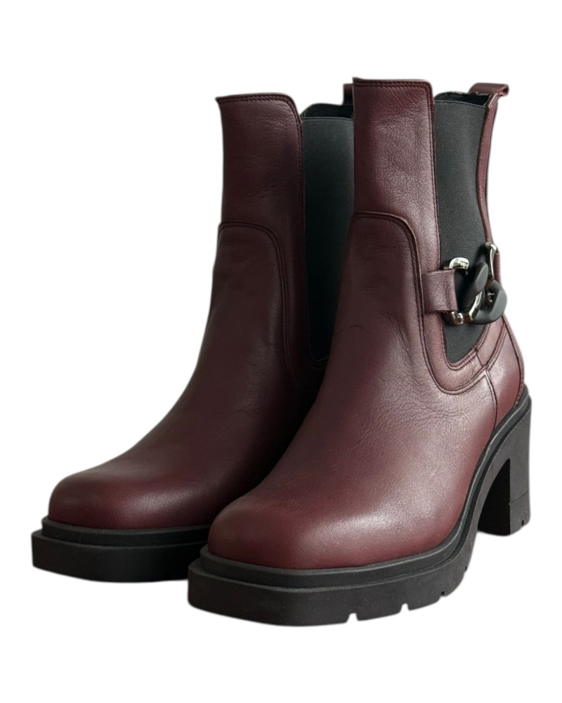 Δερμάτινο Γυναικείo Μποτάκι - F326