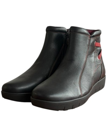 Δερμάτινο Γυναικείo Μποτάκι - F329