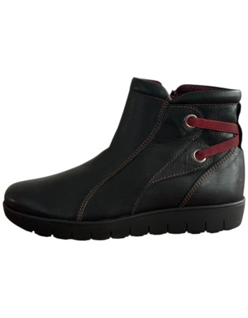 Δερμάτινο Γυναικείo Μποτάκι - F329