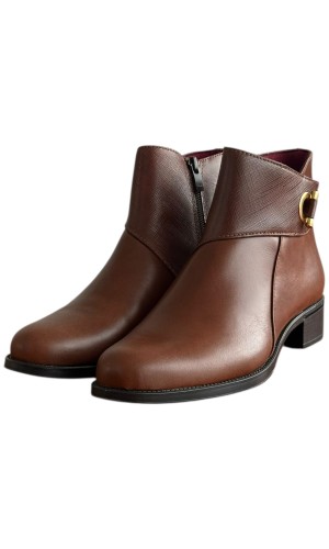 Δερμάτινο Γυναικείo Μποτάκι - F330