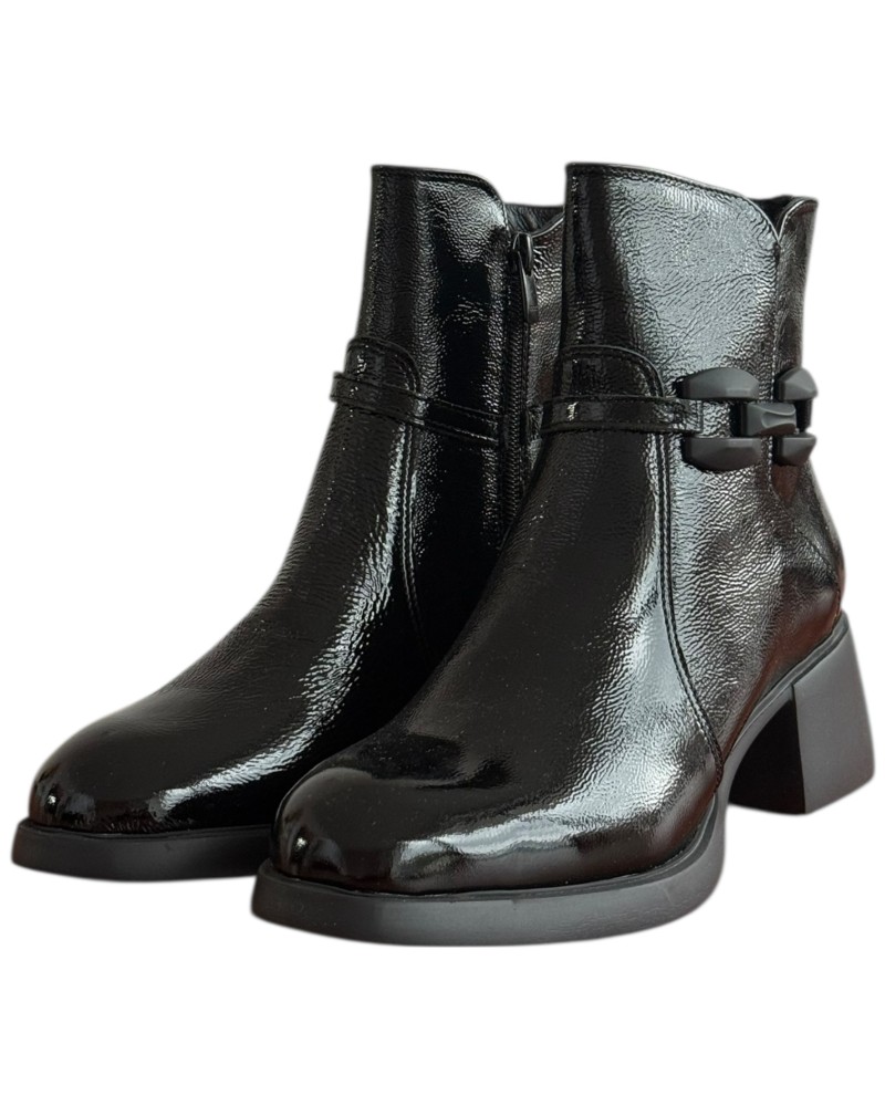 Δερμάτινο Γυναικείo Μποτάκι - F332