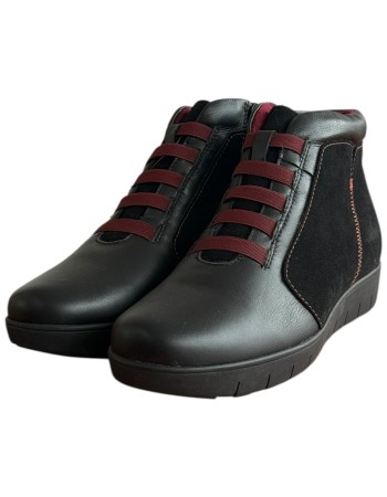 Δερμάτινο Γυναικείo Μποτάκι - F333