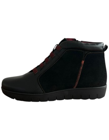 Δερμάτινο Γυναικείo Μποτάκι - F333