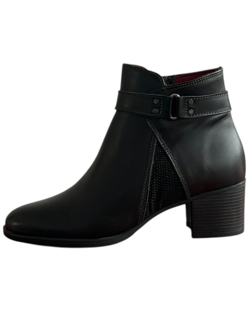 Δερμάτινο Γυναικείo Μποτάκι - F334