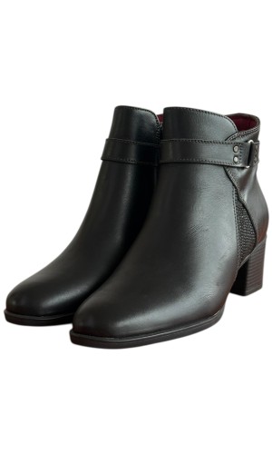 Δερμάτινο Γυναικείo Μποτάκι - F334