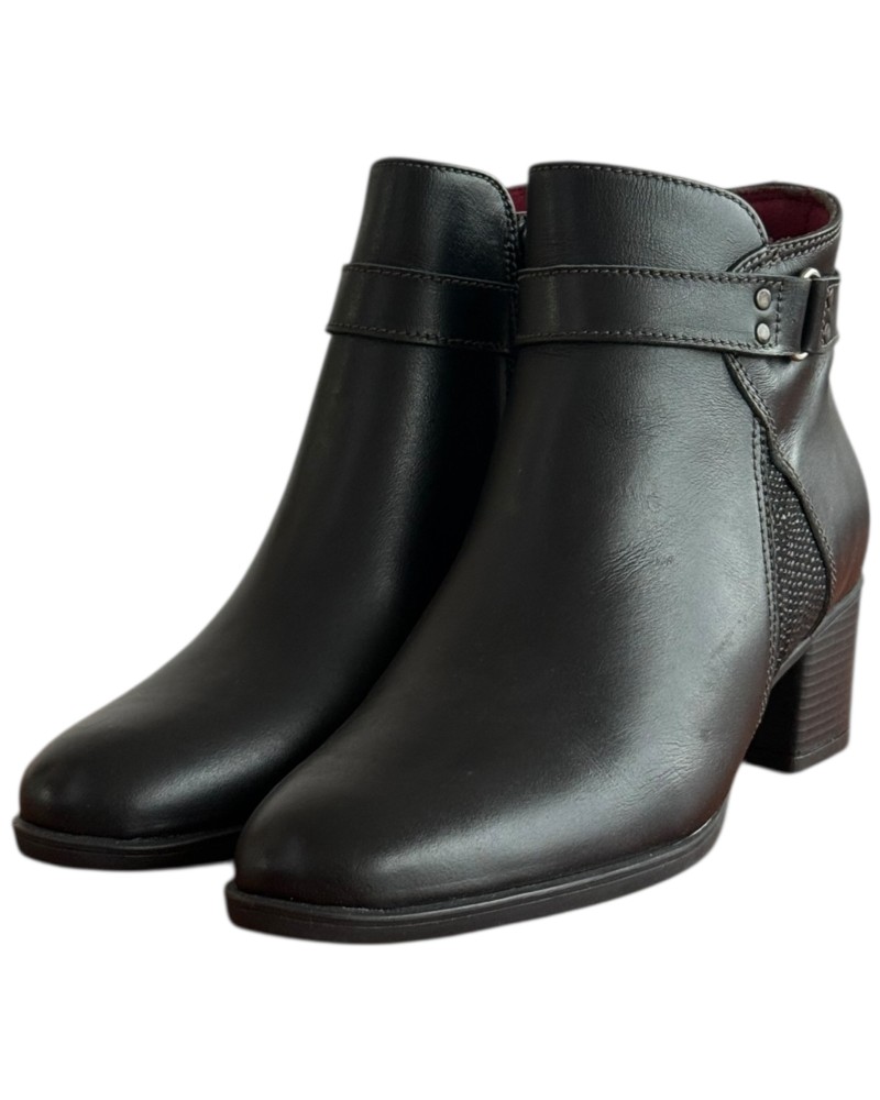 Δερμάτινο Γυναικείo Μποτάκι - F334