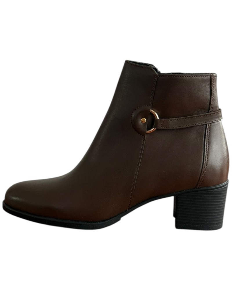 Δερμάτινο Γυναικείo Μποτάκι - F335