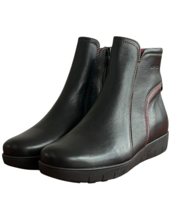 Δερμάτινο Γυναικείo Μποτάκι - F336