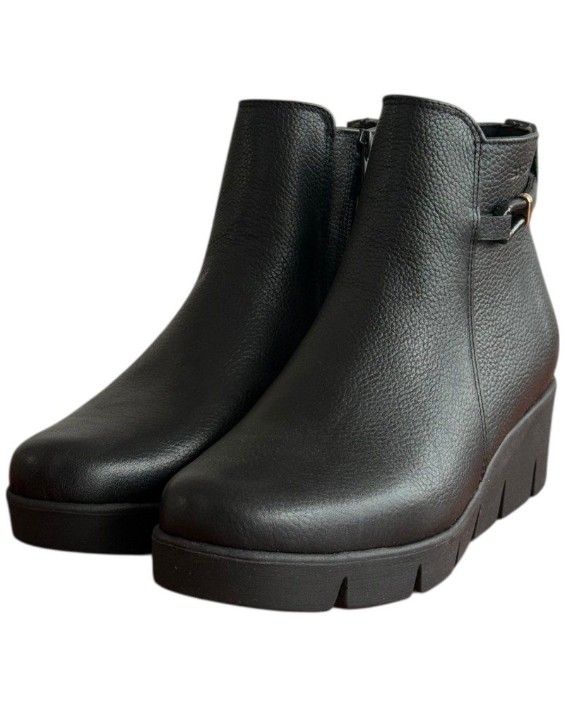 Δερμάτινο Γυναικείo Μποτάκι - F337