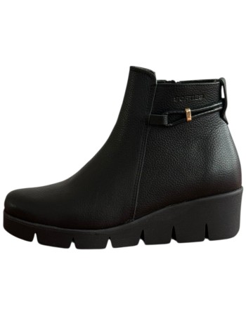 Δερμάτινο Γυναικείo Μποτάκι - F337