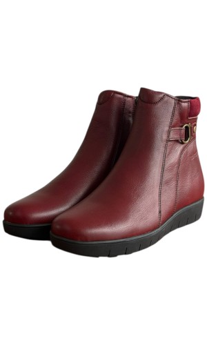 Δερμάτινο Γυναικείo Μποτάκι - F338