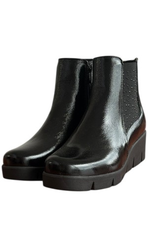 Δερμάτινο Γυναικείo Μποτάκι - F339