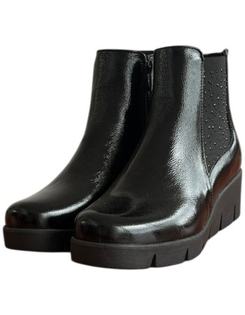 Δερμάτινο Γυναικείo Μποτάκι - F339