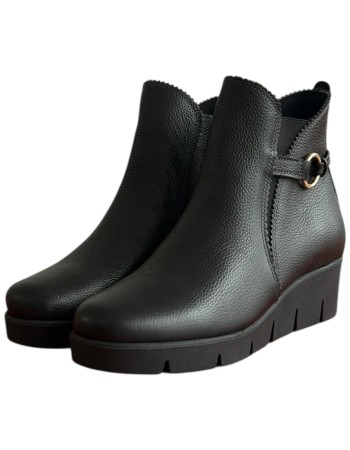 Δερμάτινο Γυναικείo Μποτάκι - F340