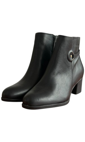 Δερμάτινο Γυναικείo Μποτάκι - F341