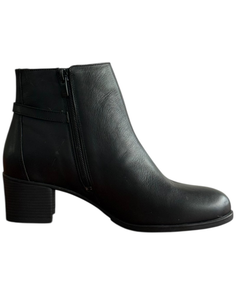 Δερμάτινο Γυναικείo Μποτάκι - F341