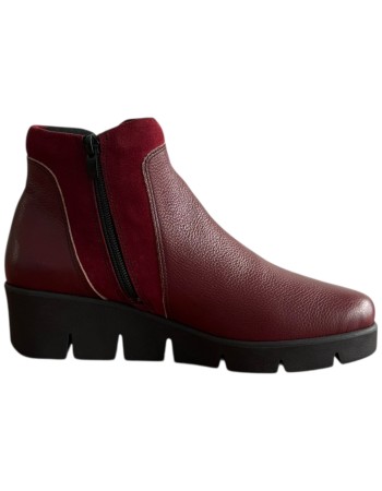 Δερμάτινο Γυναικείo Μποτάκι - F345