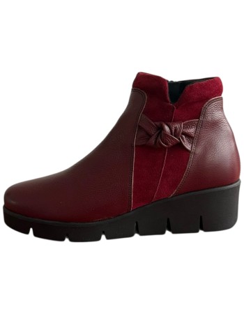 Δερμάτινο Γυναικείo Μποτάκι - F345