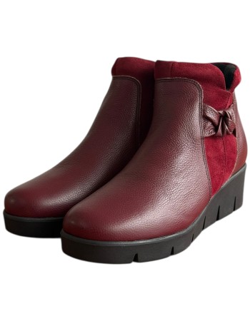 Δερμάτινο Γυναικείo Μποτάκι - F345