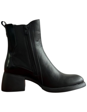 Δερμάτινο Γυναικείo Μποτάκι - F346