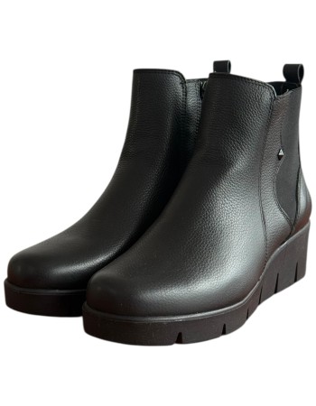 Δερμάτινο Γυναικείo Μποτάκι - F347