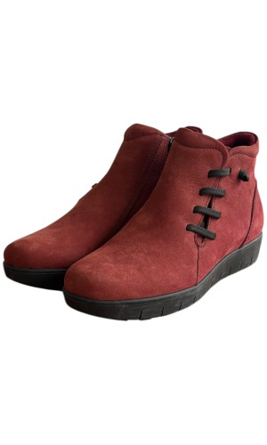 Δερμάτινο Γυναικείo Μποτάκι - F348