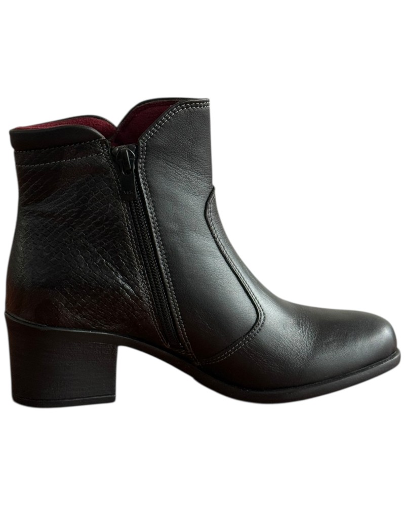 Δερμάτινο Γυναικείo Μποτάκι - F349