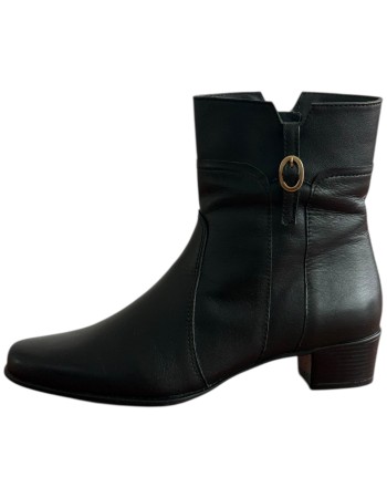 Δερμάτινο Γυναικείo Μποτάκι - F350