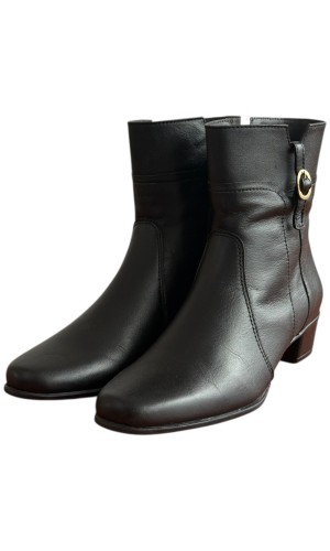 Δερμάτινο Γυναικείo Μποτάκι - F350