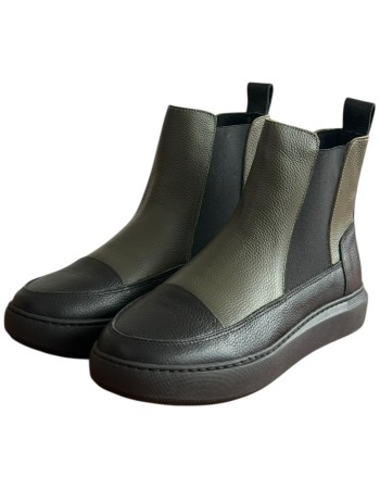 Δερμάτινο Γυναικείo Μποτάκι - F351