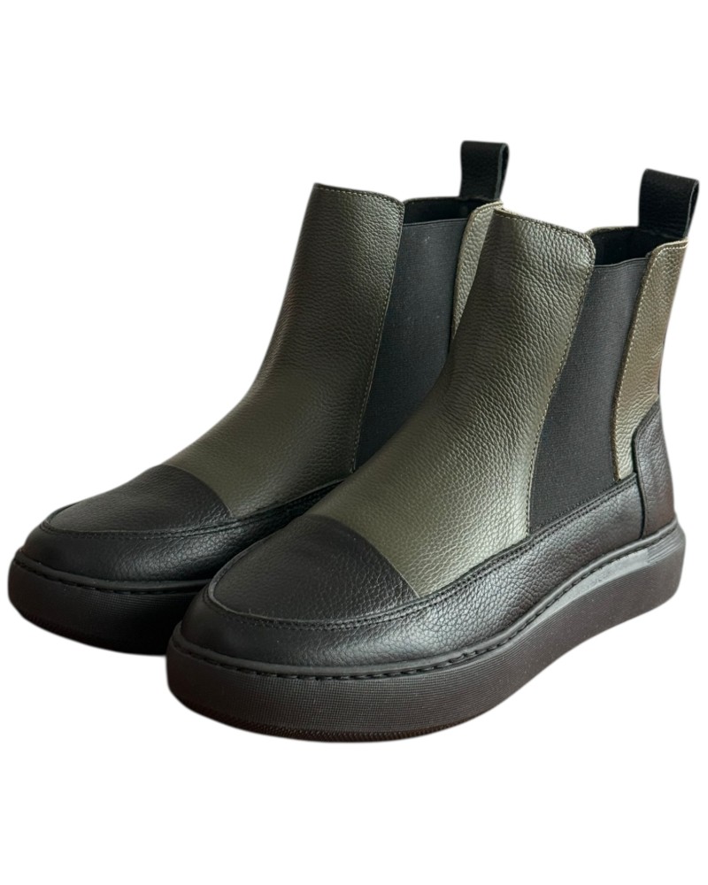 Δερμάτινο Γυναικείo Μποτάκι - F351