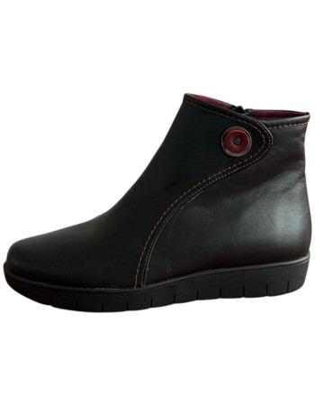 Δερμάτινο Γυναικείo Μποτάκι - F353