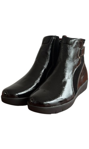 Δερμάτινο Γυναικείo Μποτάκι - F354