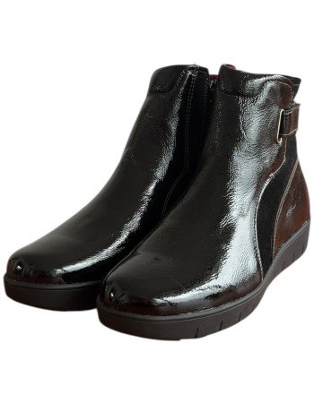 Δερμάτινο Γυναικείo Μποτάκι - F354