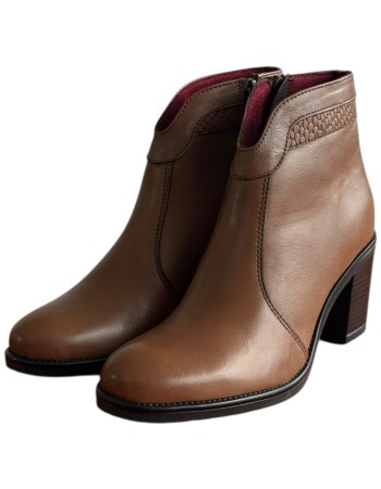 Δερμάτινο Γυναικείo Μποτάκι - F361