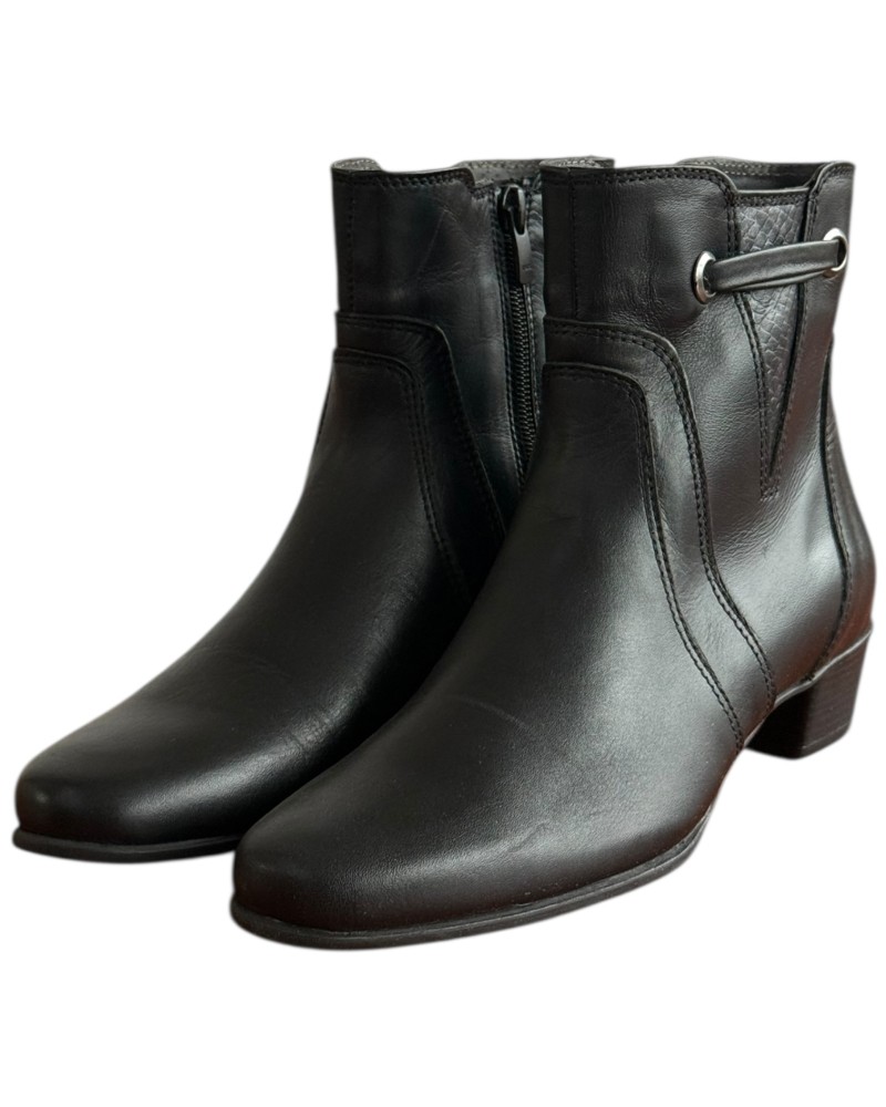 Δερμάτινο Γυναικείo Μποτάκι - F362