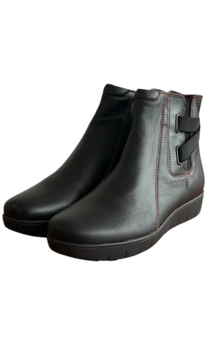 Δερμάτινο Γυναικείo Μποτάκι - F364