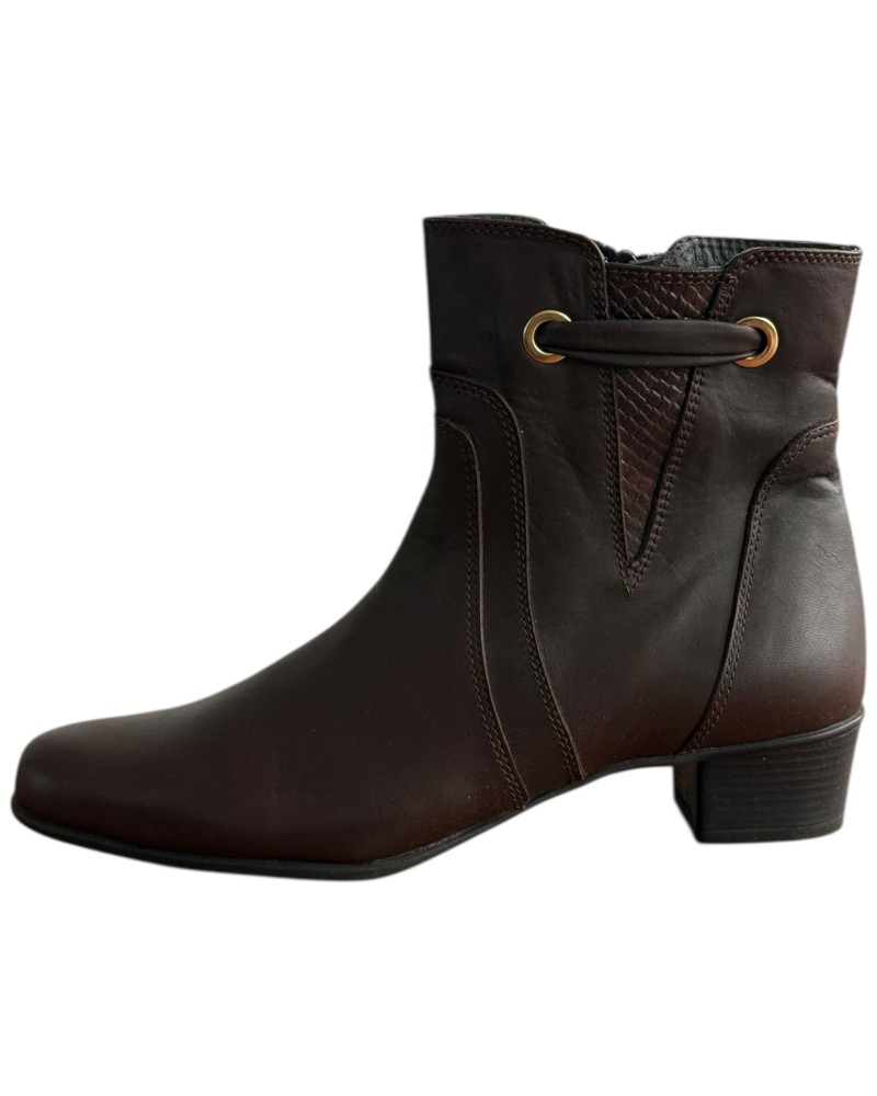 Δερμάτινο Γυναικείo Μποτάκι - F366