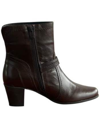 Δερμάτινο Γυναικείo Μποτάκι - F367