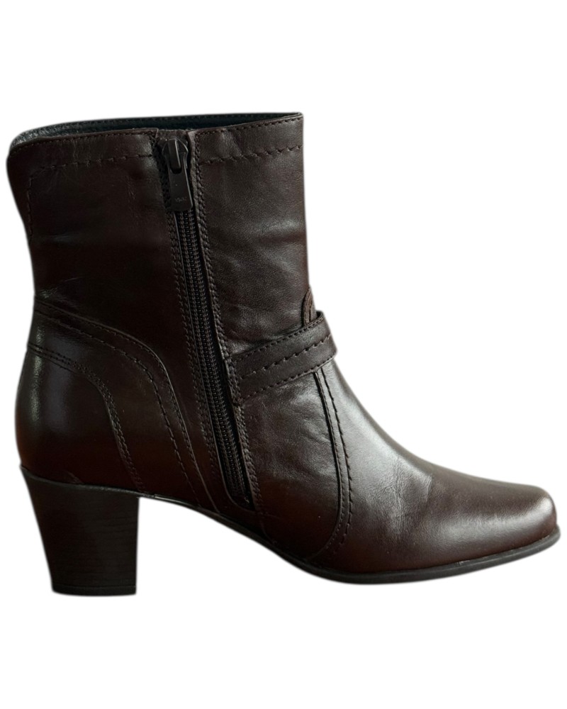 Δερμάτινο Γυναικείo Μποτάκι - F367