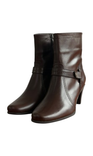 Δερμάτινο Γυναικείo Μποτάκι - F367