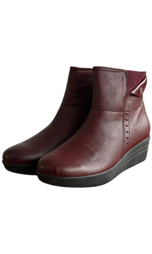 Δερμάτινο Γυναικείo Μποτάκι - F368