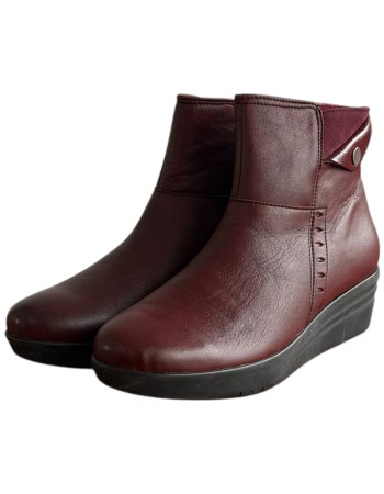 Δερμάτινο Γυναικείo Μποτάκι - F368