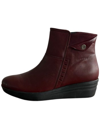 Δερμάτινο Γυναικείo Μποτάκι - F368