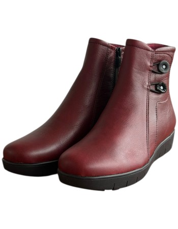 Δερμάτινο Γυναικείo Μποτάκι - F370