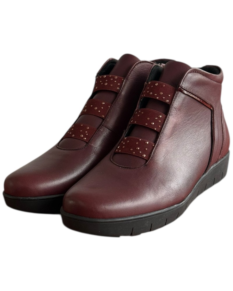 Δερμάτινο Γυναικείo Μποτάκι - F371