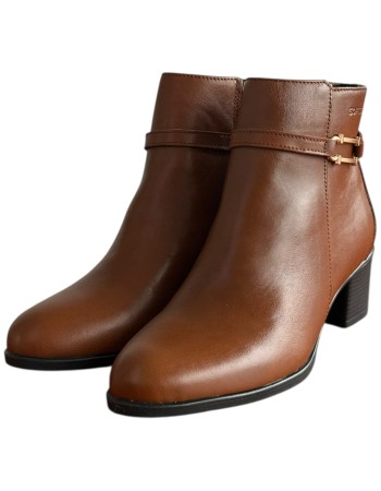 Δερμάτινο Γυναικείo Μποτάκι - F372