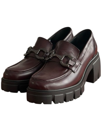  Δερμάτινο Γυναικείo Μοκασίνι - F373