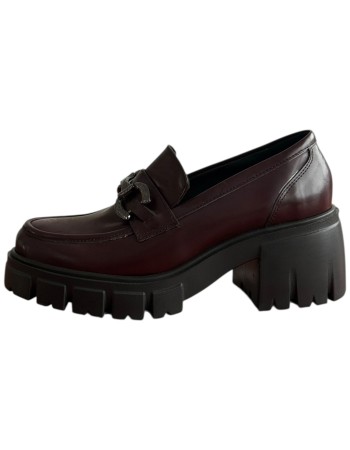  Δερμάτινο Γυναικείo Μοκασίνι - F373